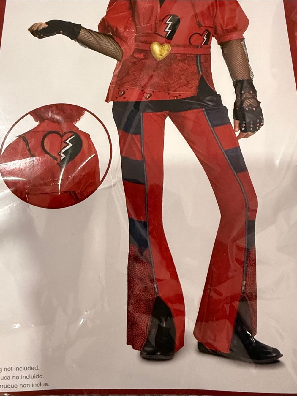 Disney Descendants 4 Deluxe The Rise Of Red Halloween Costume Small 4/6X - Picture 3 of 13